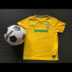 Authentic Nike Brazilian Soccer Jersey